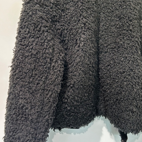 Rock & Republic Moto Style Biker Jacket Fluffy women's size XXL Black faux fur - Picture 8 of 8